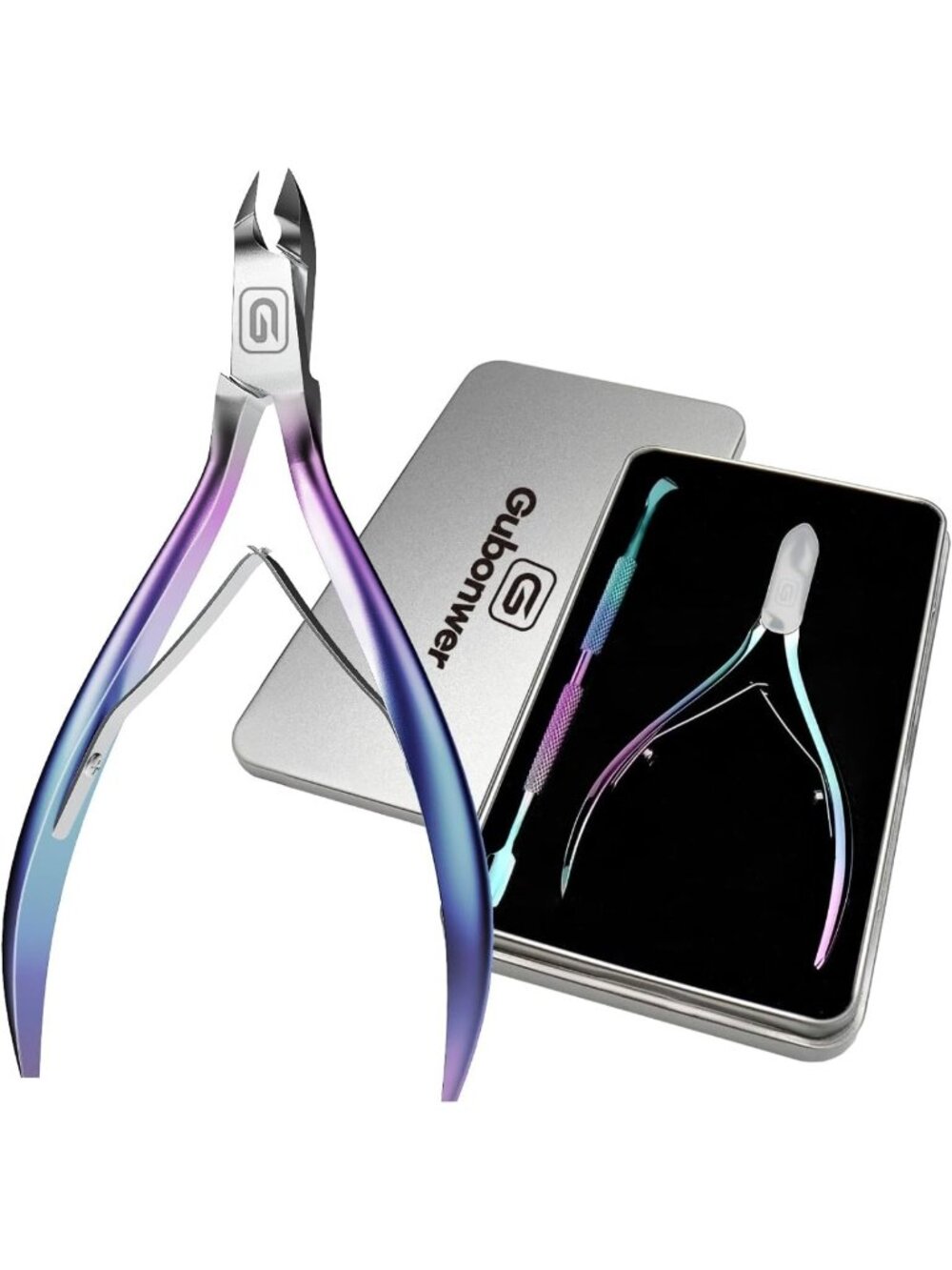 Professional Stainless Steel Cuticle Trimmer & Nippers - Sharp Nail Tool for